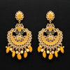 Yellow Grams Color Earrings